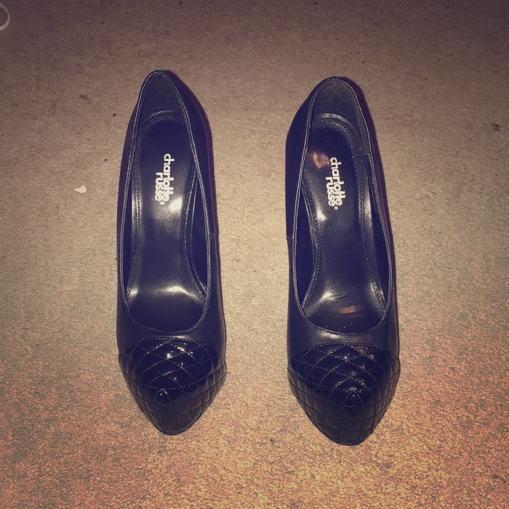 Black heels